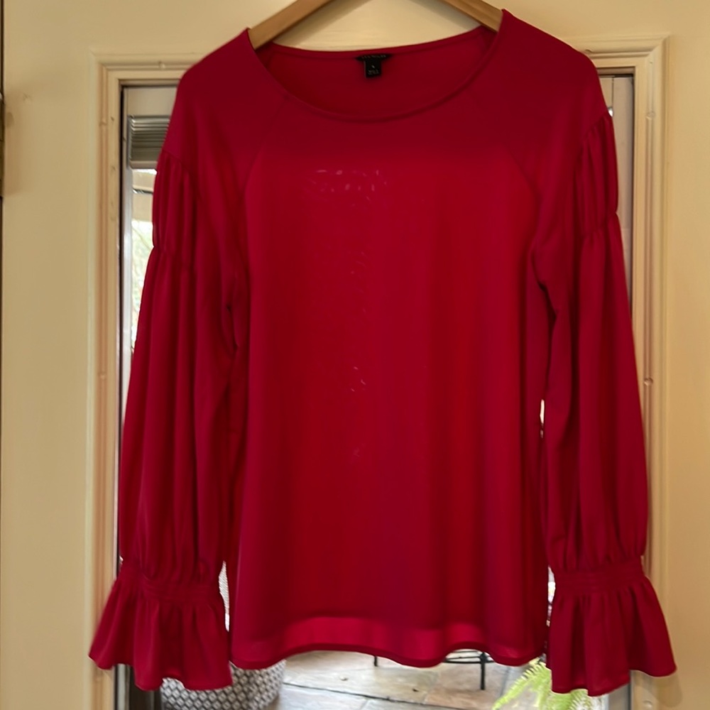 Hot pink blouse